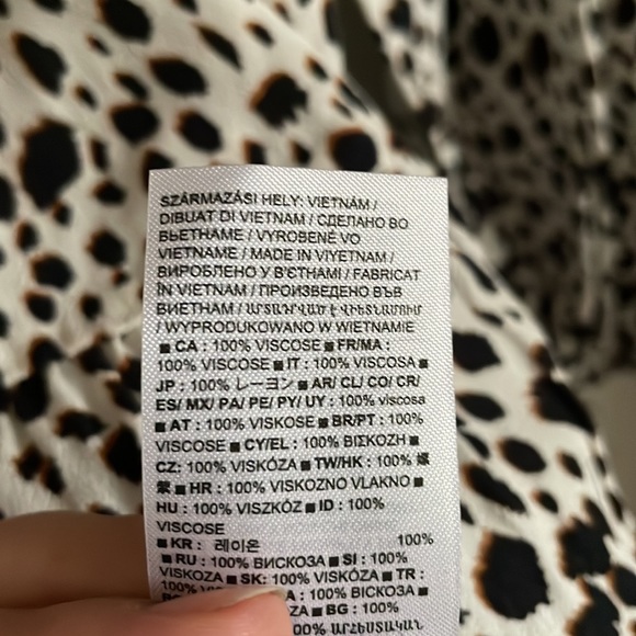 Gap tired animal print dress - Picture 9 of 9